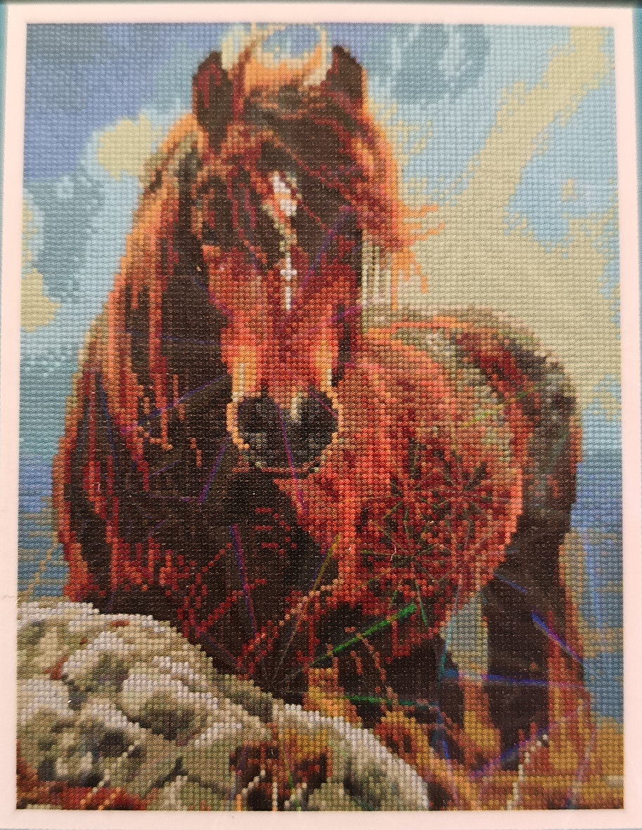 Puzzle diamant 5D représentant cheval