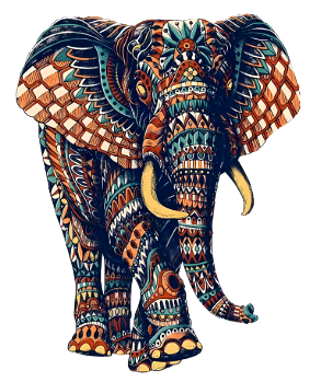 Puzzle Bois Eléphant
