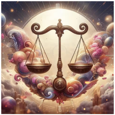 Puzzle 5D signe astrologique de la balance